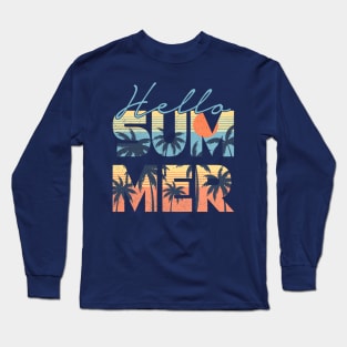 Hello Summer Long Sleeve T-Shirt